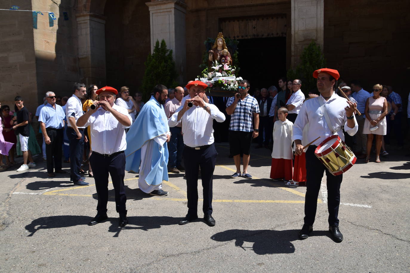 Ausejo celebra la Virgen de la Antigua