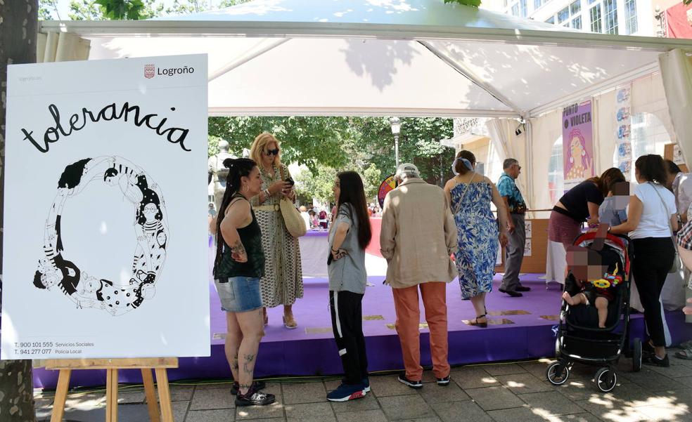 Logroño consolidará los puntos violeta para prevenir agresiones sexistas en las fiestas