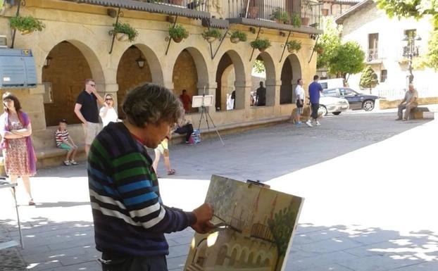 Elciego celebra el sábado su certamen de pintura al aire libre