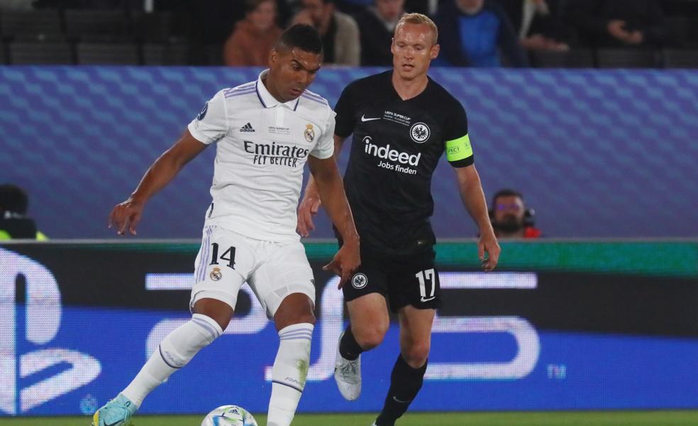 Casemiro altera la tranquilidad del Madrid