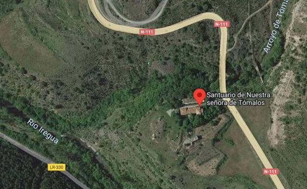 Herido un motorista en la N-111 en un accidente en el que testigos señalan la huida de otro vehículo implicado