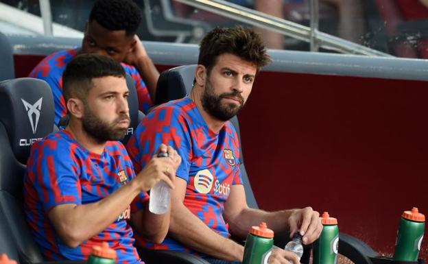 La nueva vida de Piqué y Jordi Alba