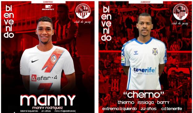 Fichajes de última hora en la SD Logroñés: llegan Manny y Cherno