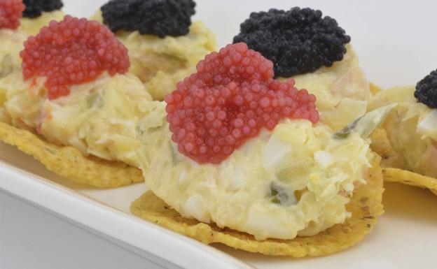 La receta de hoy de Javier Romero: palomitas de ensaladilla rusa