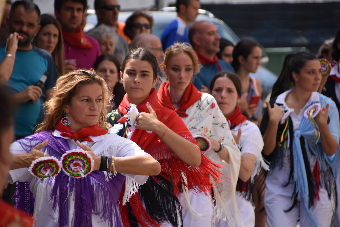 El baile de la Gaita y Gigantes en Cervera para celebrar 'Sangilillo'