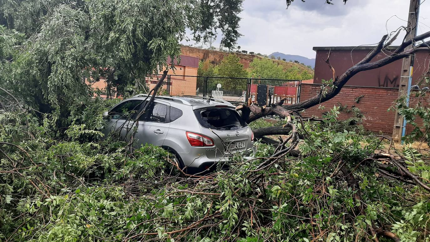 Los daños de la tormenta en Arnedo