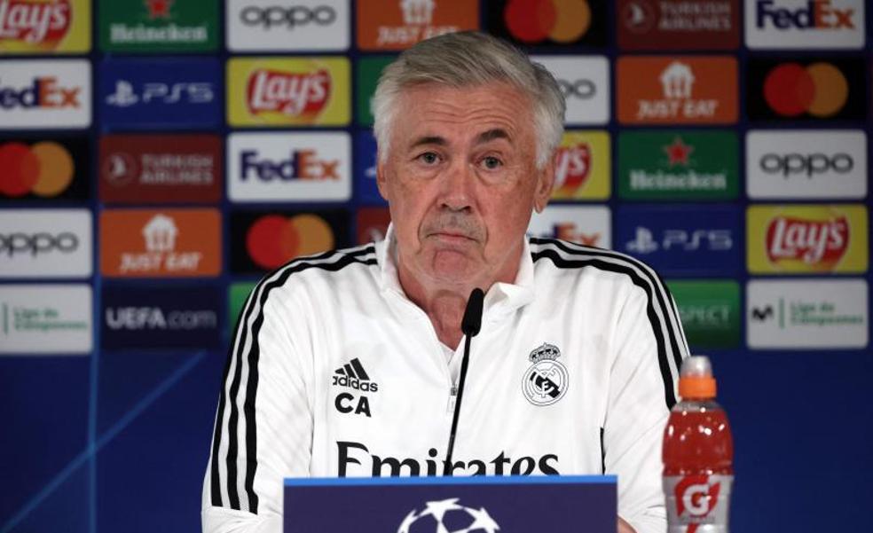 Ancelotti despeja balones con Mbappé: «Estamos ilusionados con Vinicius y Rodrygo»