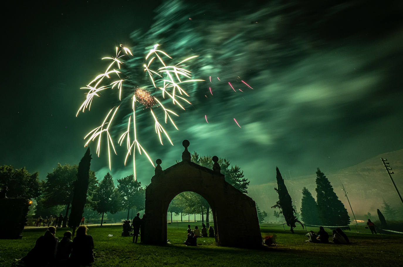 Los fuegos artificiales de San Mateo del martes 20