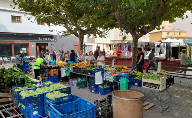 El mercadillo de Cervera cambia de ubicación por obras