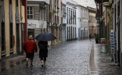 La tormenta tropical Hermine llena de lluvia Canarias, aunque el viento perderá fuerza