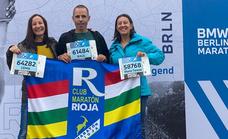 Buena actuación de los tres riojanos desplazados al maratón de Berlín