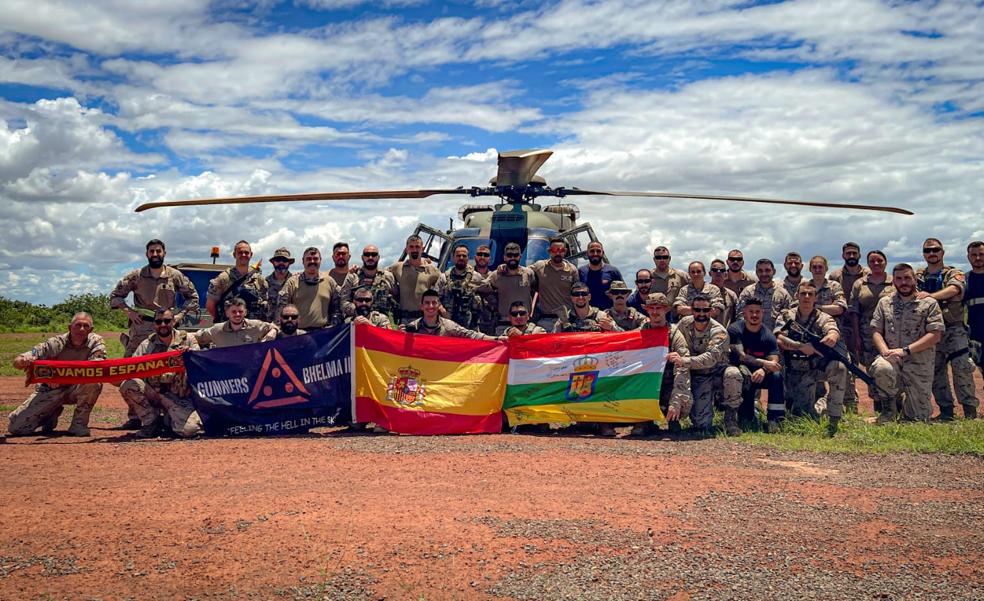 Seis helicópteros sobre Logroño: los 'caimán' vuelven de Mali