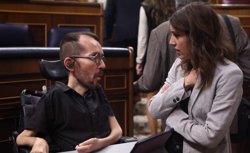 Irene Montero pide al PP que haga dimitir al vicepresidente de CyL