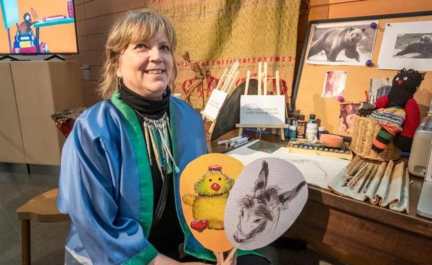 «Estoy enamorada del 'Platero' que dibujó mi abuelo»