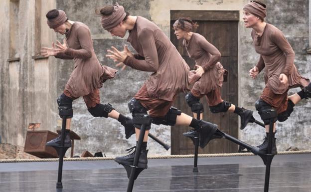 La danza de 'Migrare' abre paso al Festival de Teatro de Logroño