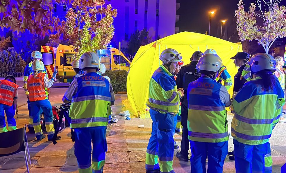 Muere un niño de cinco años por una explosión en un local de Alcorcón