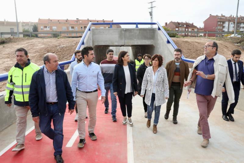 Villamediana y Lardero, un paso más cerca (y seguro) por La Ribaza