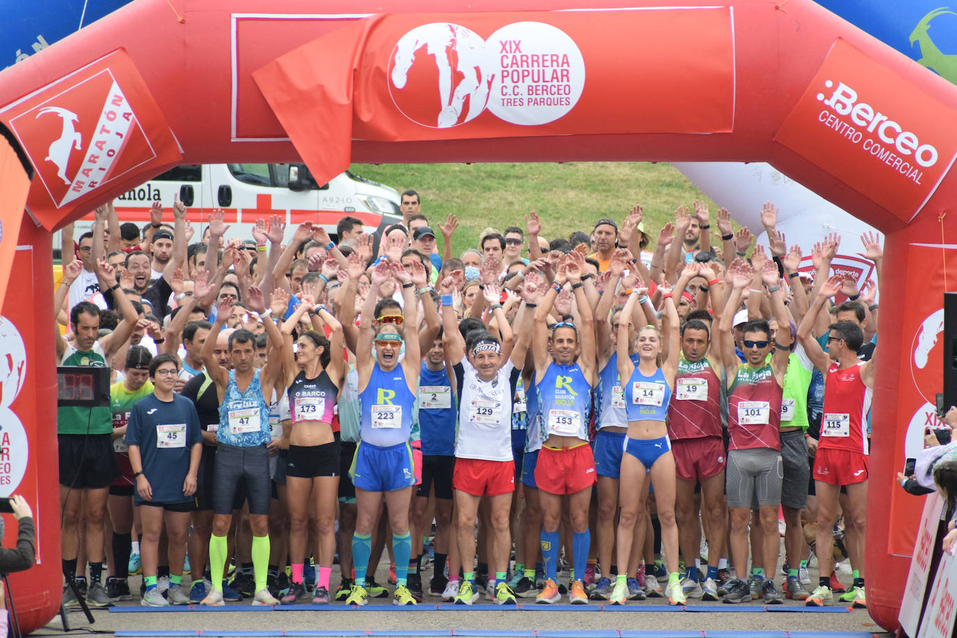 Cuatrocientos atletas en la Carrera Tres Parques