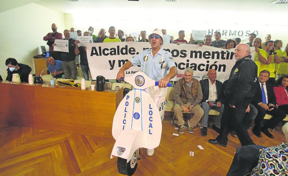 Una epidemia en la Policía