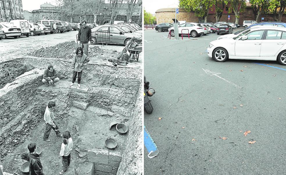 Lo que está bajo el parking