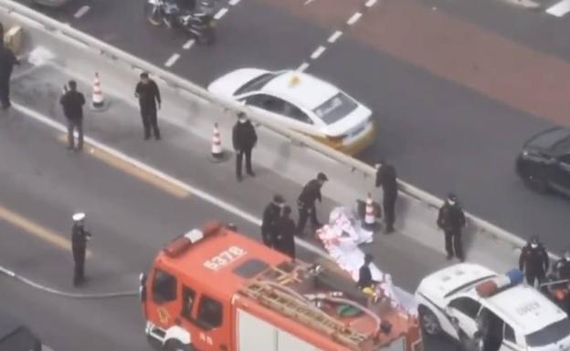 Una protesta contra la política de Covid 0 rompe el blindaje de Pekín antes del Congreso del Partido Comunista