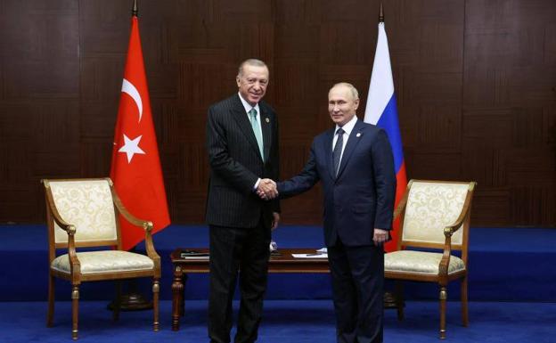 Putin se abre a enviar gas a Europa a través de Turquía