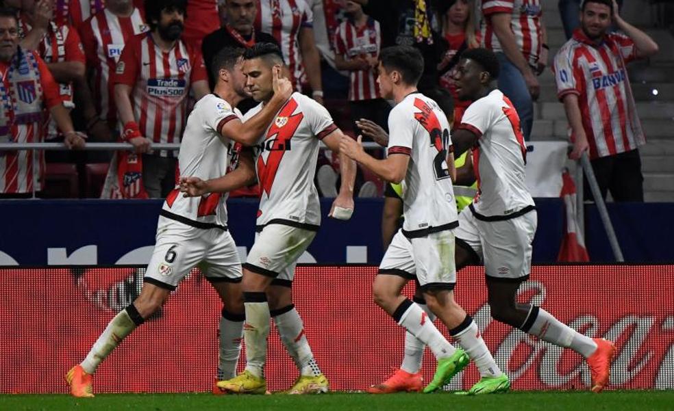 El Atlético no remata al Rayo y Falcao atraganta la cena al Metropolitano