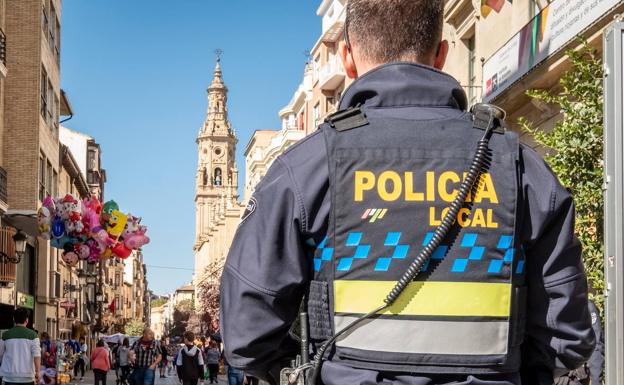 Un policía de Calahorra fuera de servicio evita un robo en Logroño