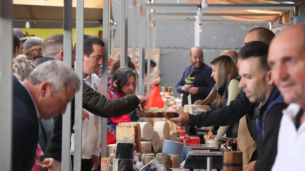 Feria de quesos en Munilla