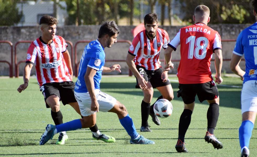 La UD Logroñés B se recompone ante el Utebo gracias al doblete de Viti