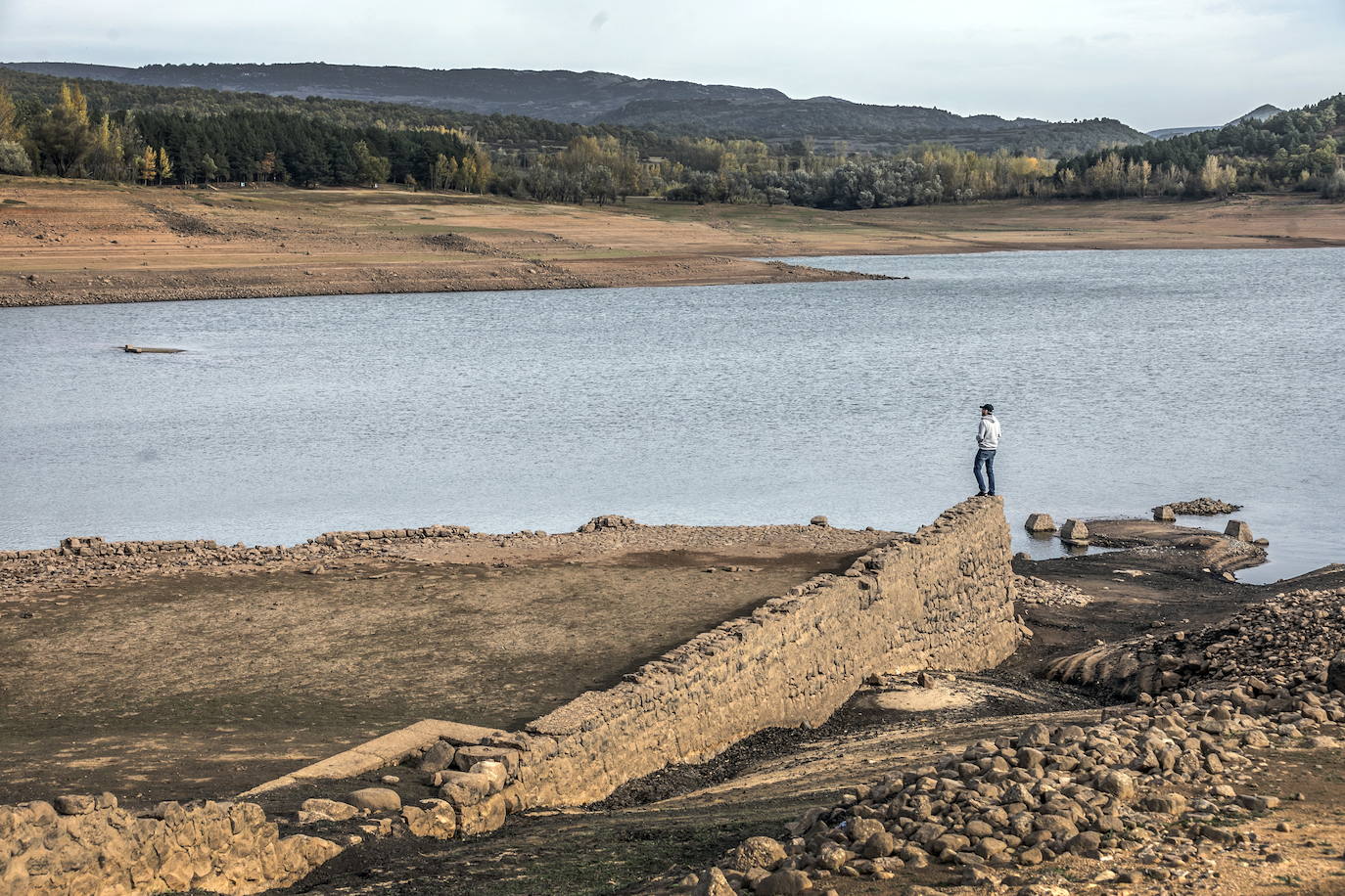 Los pantanos riojanos vuelven a perder agua y se sitúan en el 29,6% de su capacidad