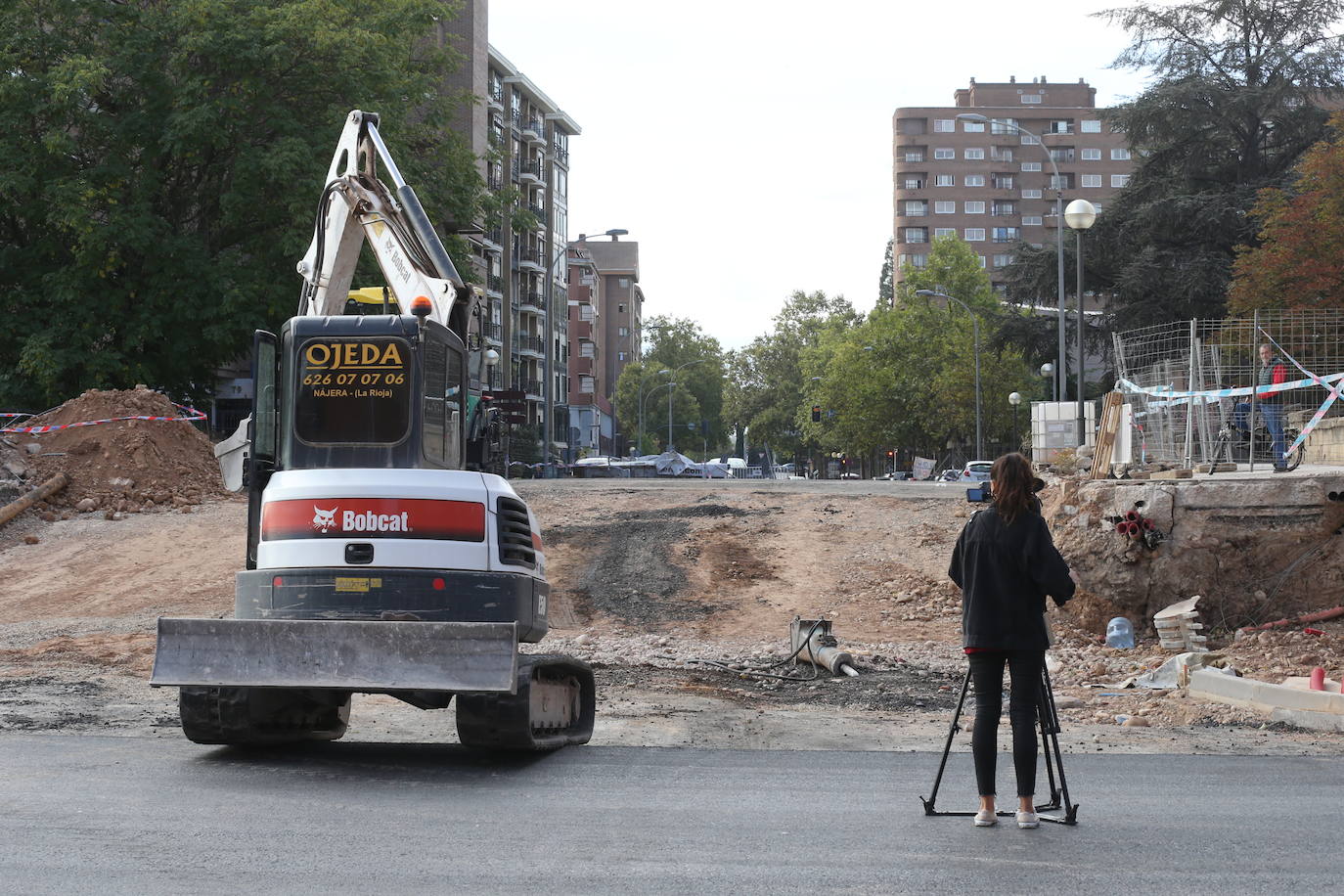 Parte del cruce de Vara de Rey abrirá al tráfico la semana que viene
