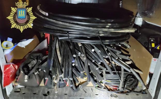 Detenido por robar 250 metros de cable de alumbrado en el Polígono Cantabria