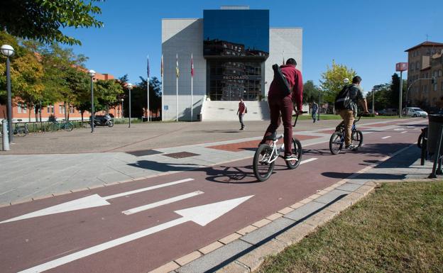 Tres itinerarios ciclopeatonales unirán Logroño con Lardero, Villamediana y el polígono de Cantabria