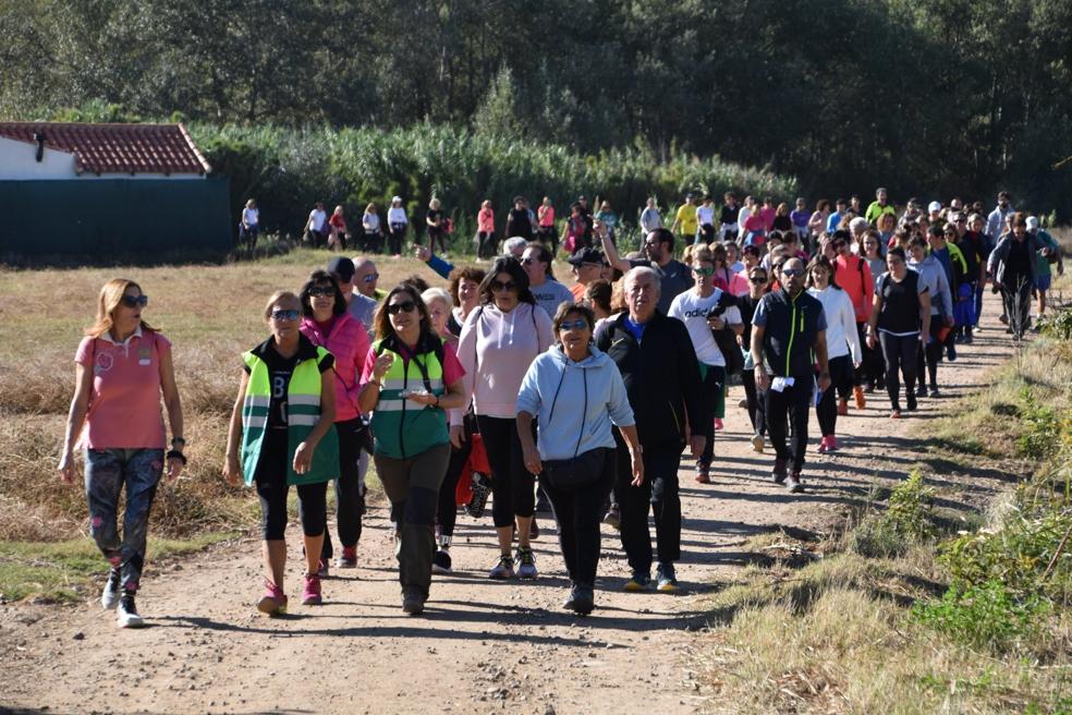 El paseo contra el cáncer reúne a 400 personas