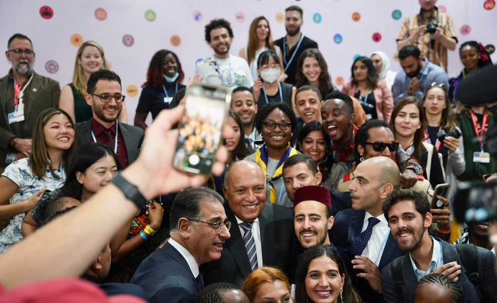 Los jóvenes toman la palabra en la COP27: «Los ricos tienen que pagar»