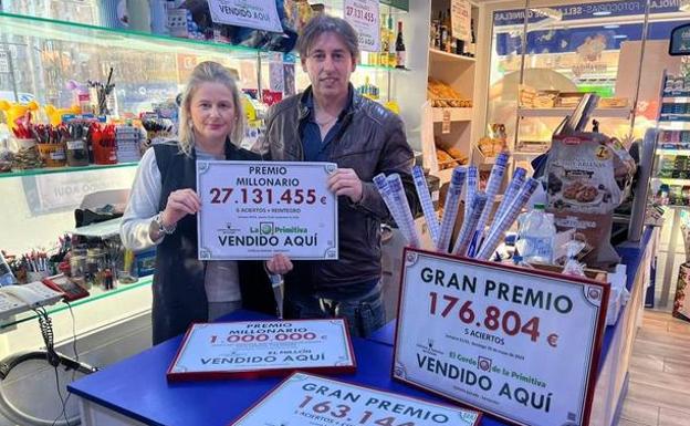 La Primitiva deja un premio de 27 millones de euros en un quiosco de Santander