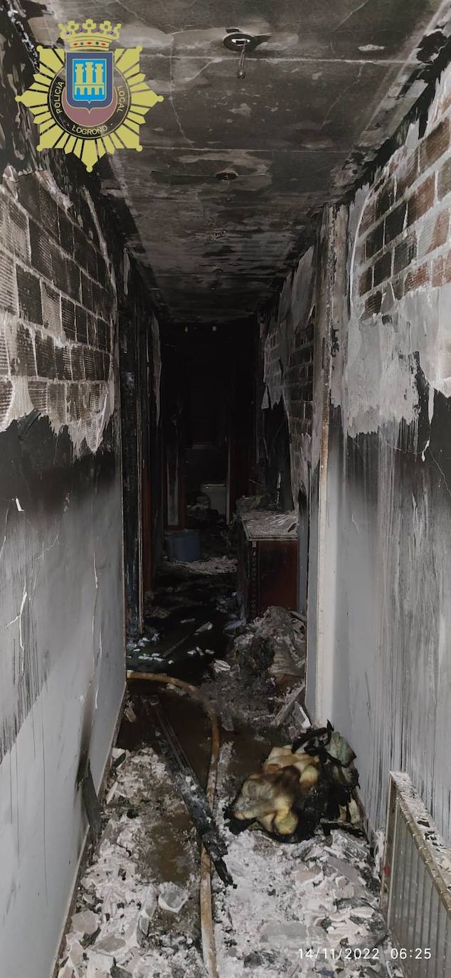 Salvan a dos ancianos de perecer en un incendio que calcinó un piso en Samalar