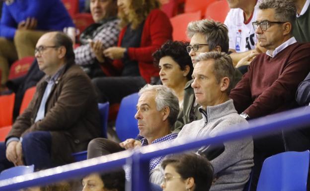 Iñaki Urdangarin, en la grada del Palacio de los Deportes logroñés