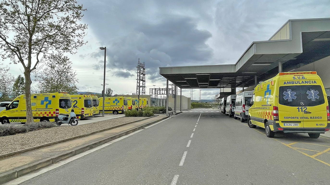 Hospitalizada una conductora de patinete tras un choque en la calle La Cigüeña de Logroño