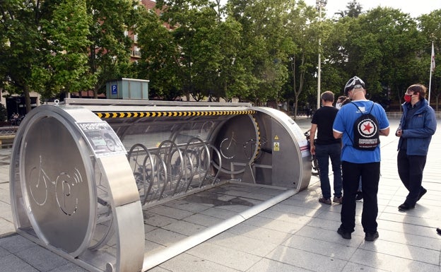 Logroño invertirá un millón de euros en aparcabicis cubiertos