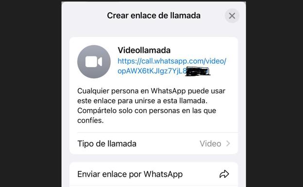 Ahora puedes crear enlaces para llamadas grupales en Whatsapp (como en zoom)