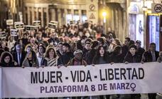 Logroño se manifiesta en el Día Contra la Violencia de Género