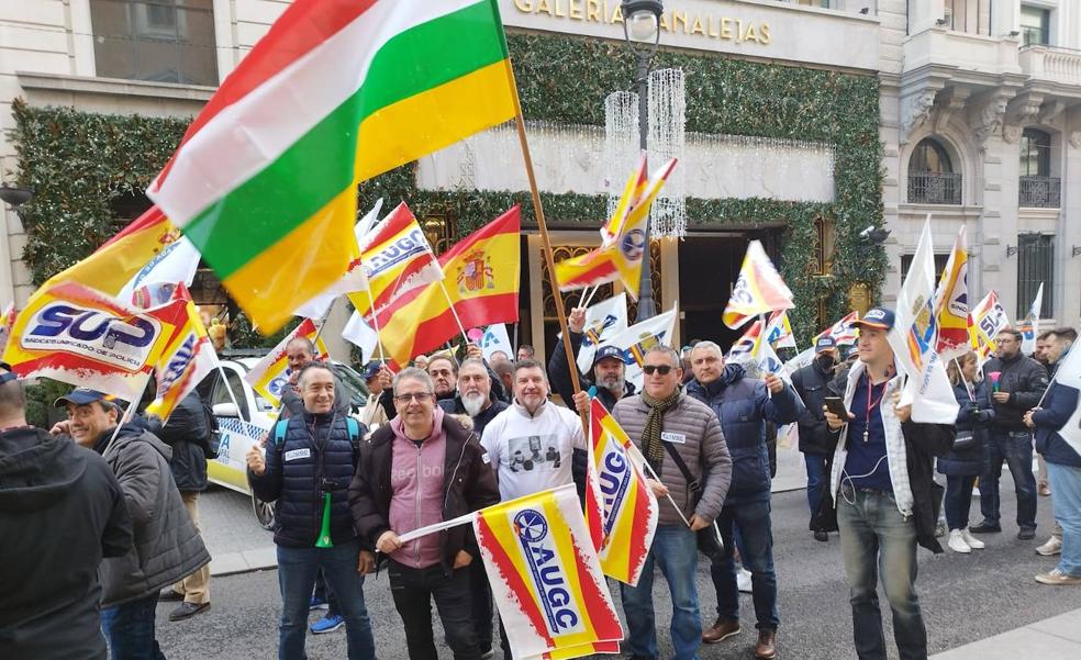 Los agentes riojanos exigen en Madrid jubilación anticipada y reducción de jornada