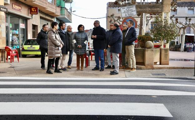 Finalizada la remodelación de la travesía de la LR-541 en Entrena por 448.790,51 euros