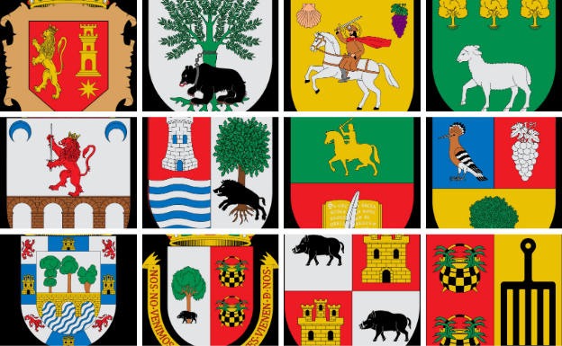 ¿Qué localidades riojanas tienen animales en sus escudos?