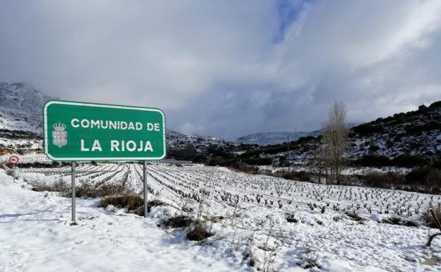Alerta amarilla por nieve en La Rioja