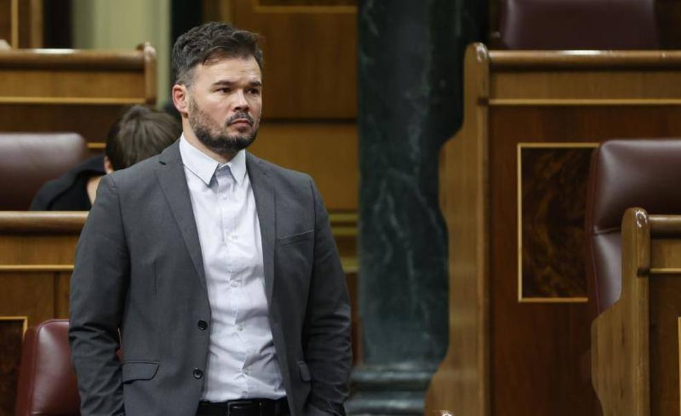 Rufián confiesa que usó los Presupuestos como «palanca» para acabar con la sedición