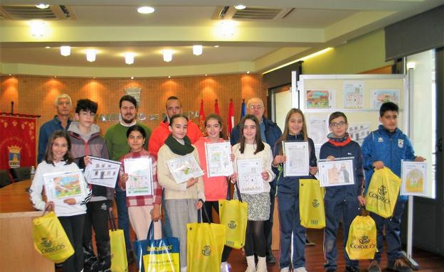 Concurso escolar de dibujo en los tres colegios de Nájera