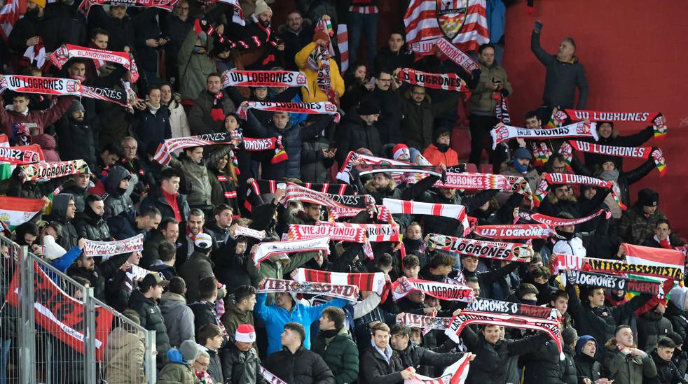 El partido de la UD Logroñés frente al Numancia en Los Pajaritos